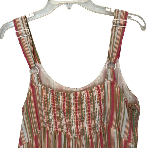 Linda Anderson Melon Multicolored Tiered Sun Dress - Size XL - Picture 11 of 11